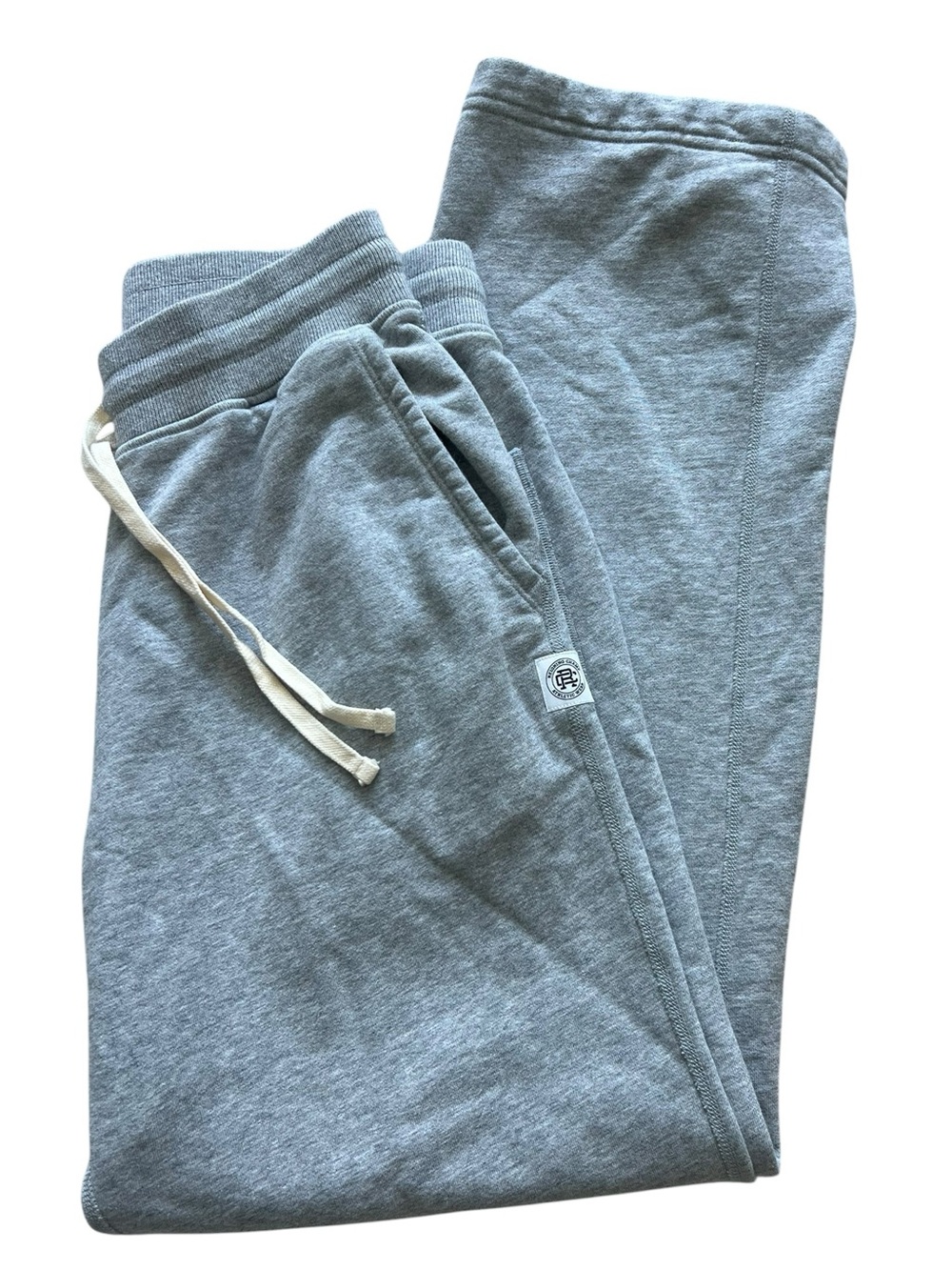 Reigning Champ Midweight Terry Relaxed Sweatpants Light Gray Size S